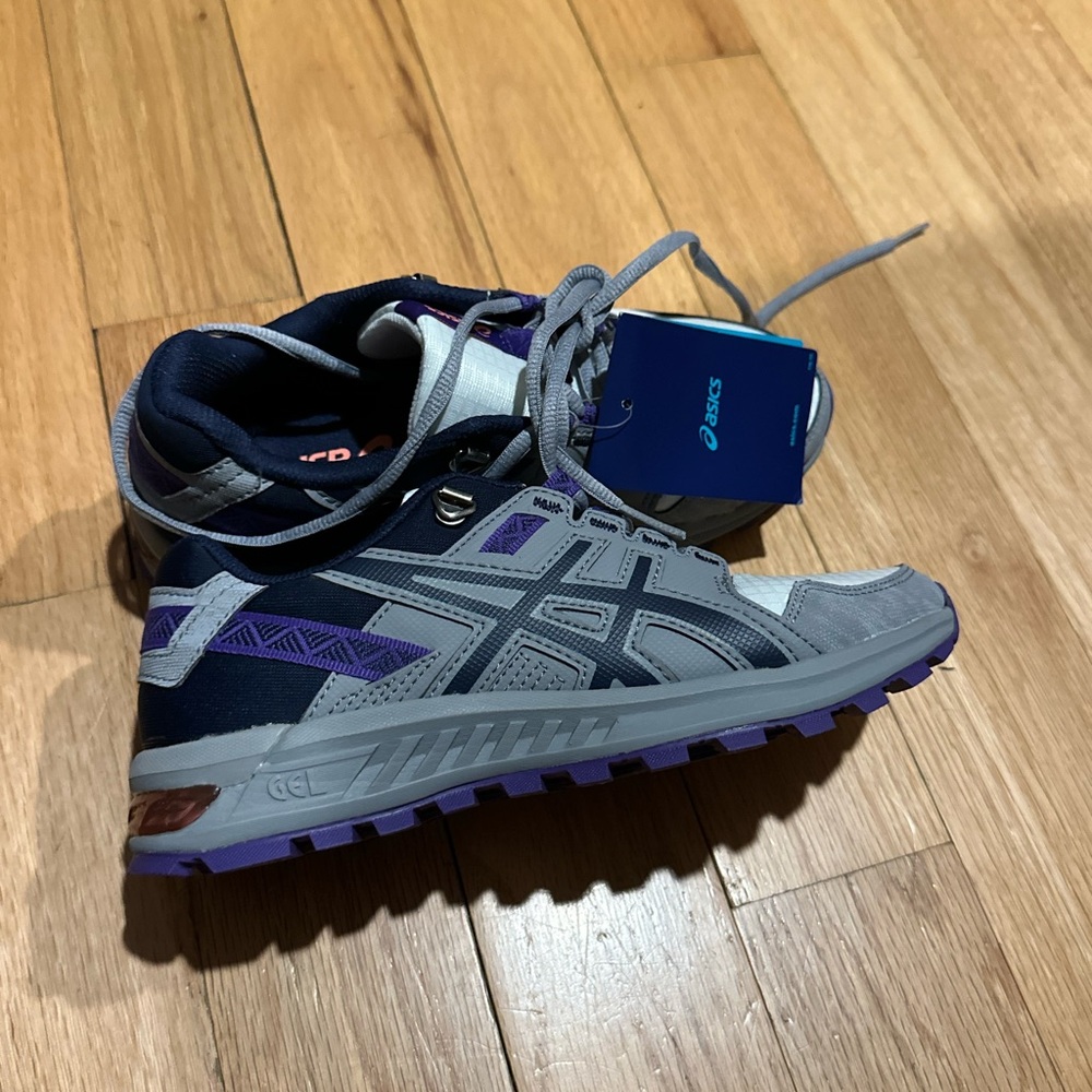 ASICS Women’s Sneakers in Gray and Purple